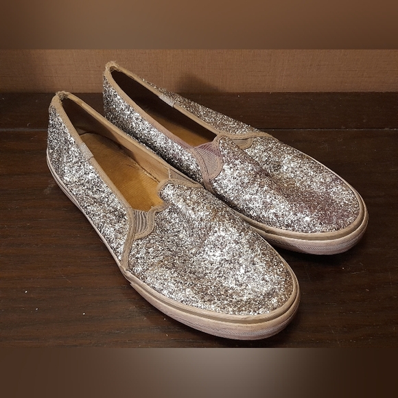 Keds Glitter Slid On Sneakers - Picture 2 of 12
